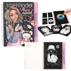 TOPModel magic-scratch book