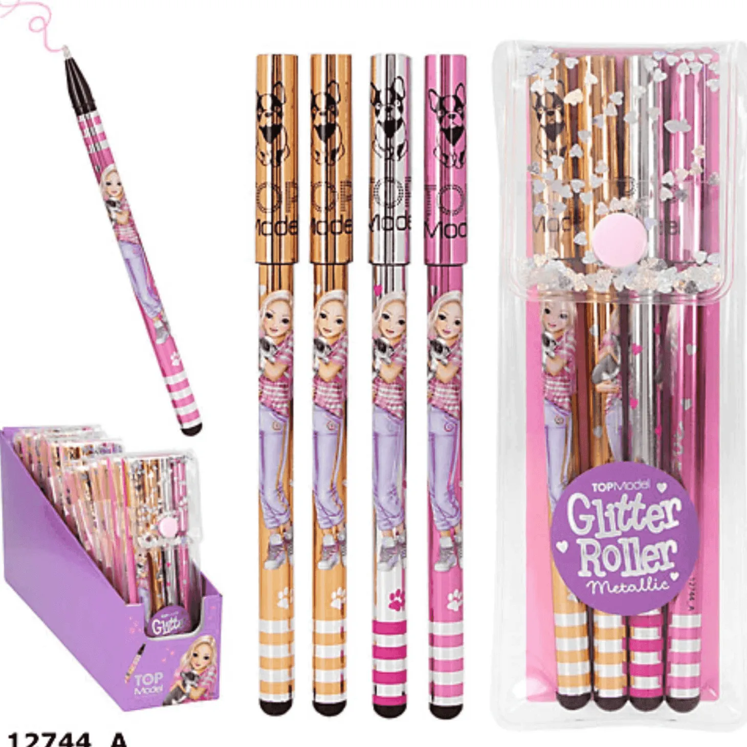 Topmodel Rollers De Purpurina Metalizad