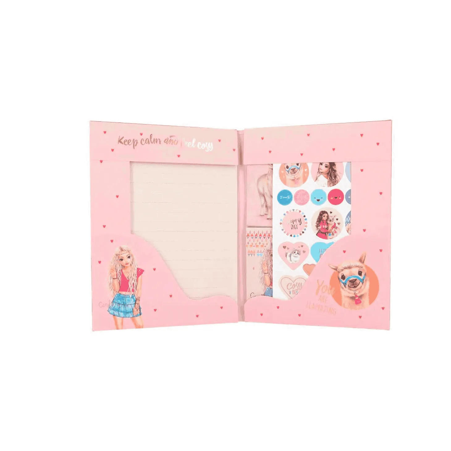 TOPModel Set de Papel de Carta COSY