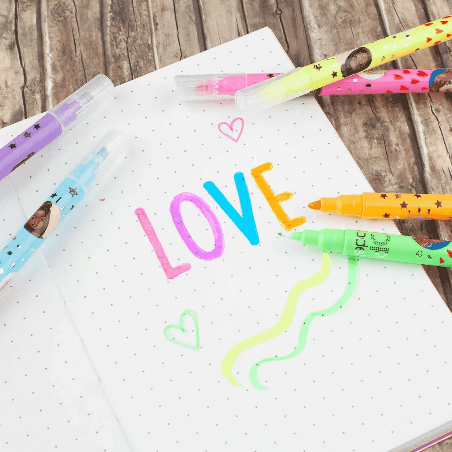 TOPModel Set Dúo Neón con Marcador y Puntafina