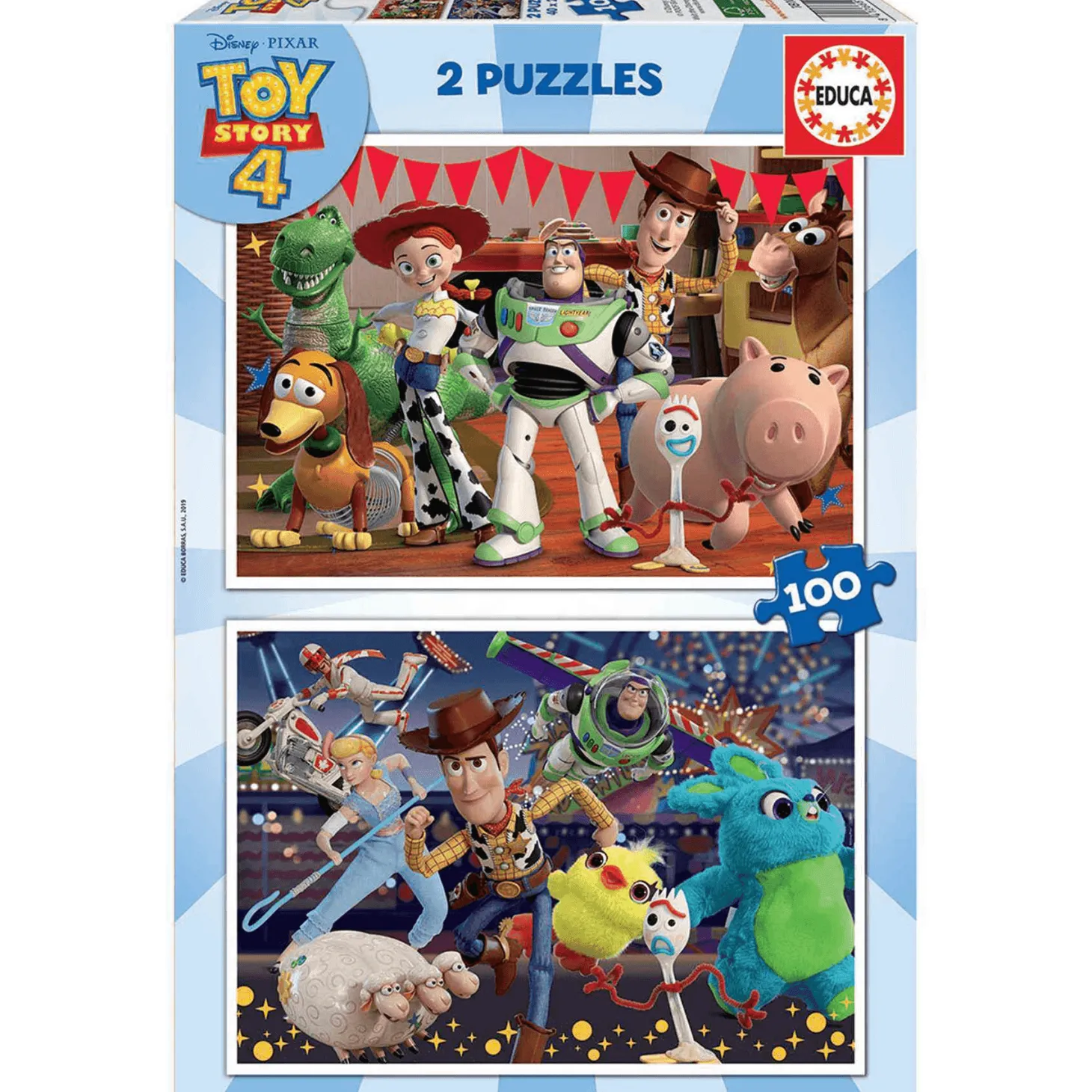 Toy Story 4 Puzzles 2x100 Piezas