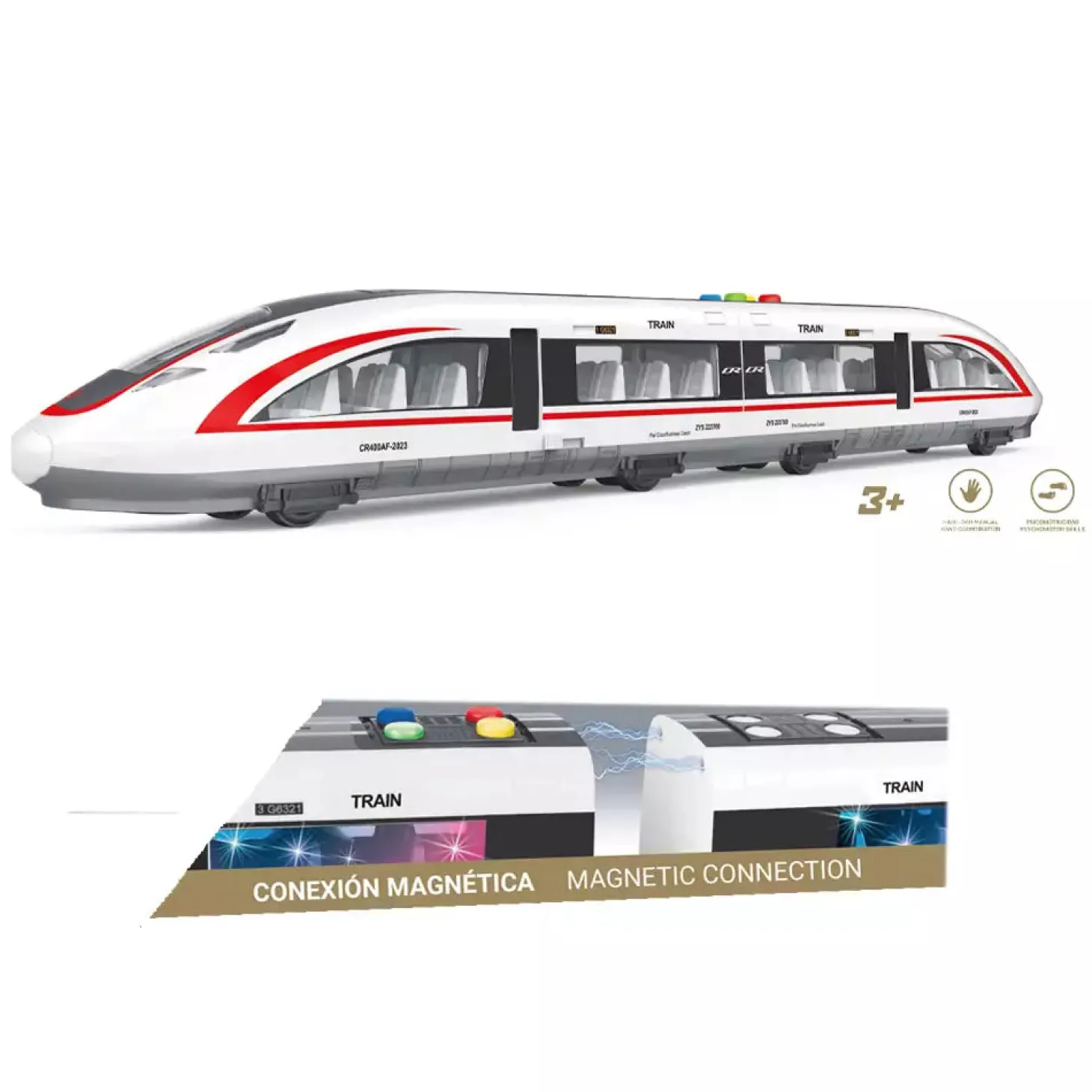 Tren Alta Velocidad con Luz y Sonido