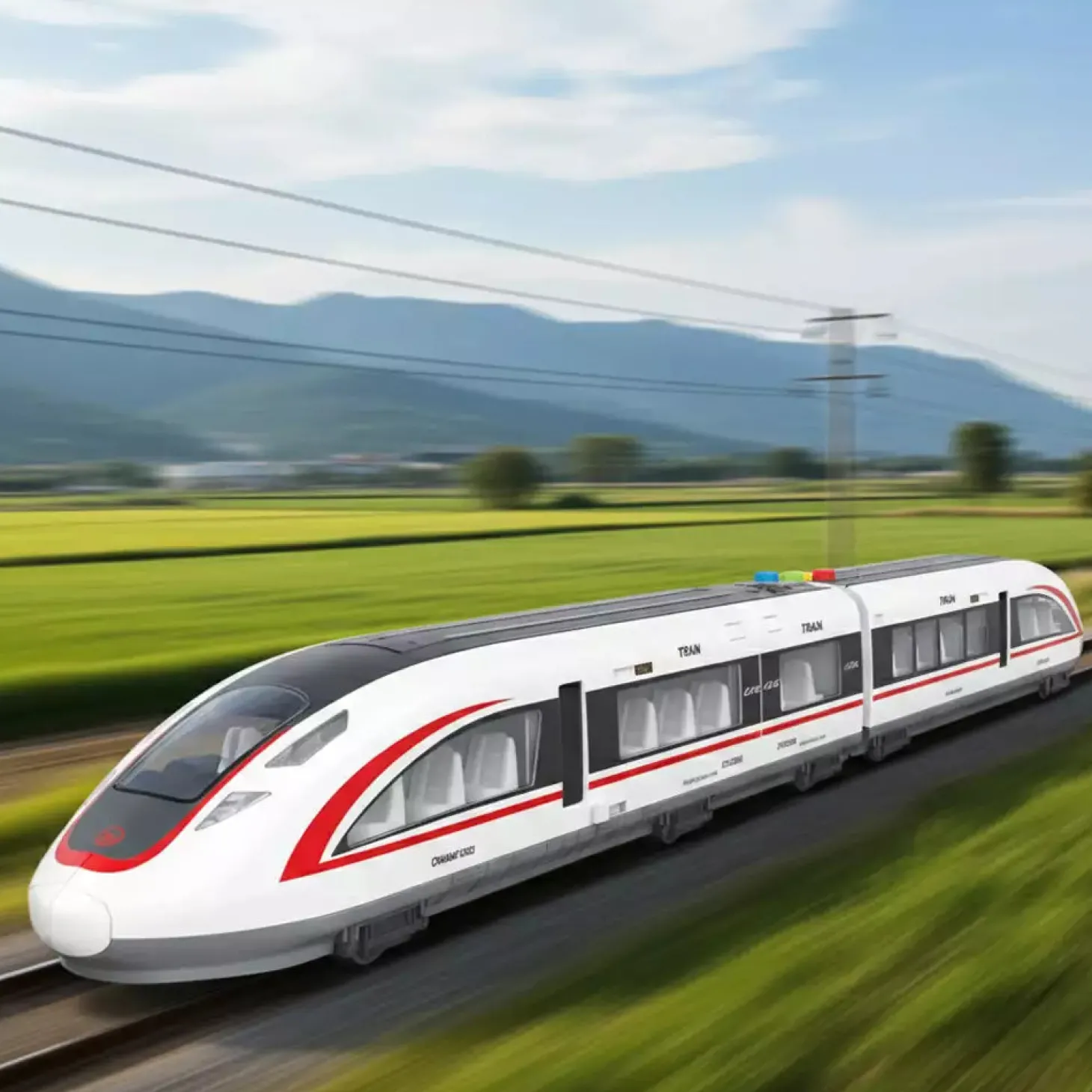 Tren Alta Velocidad con Luz y Sonido