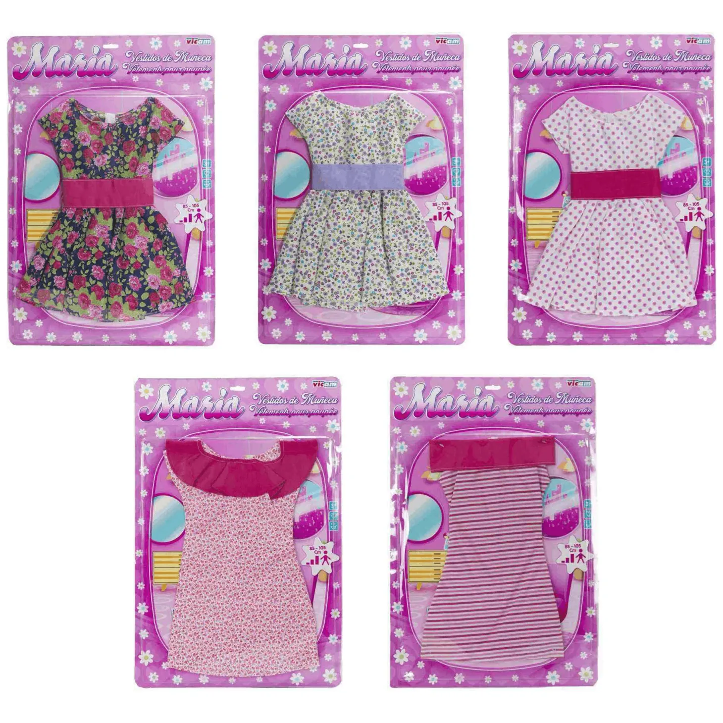 Vestidos para muñeca de 85 - 105 cm