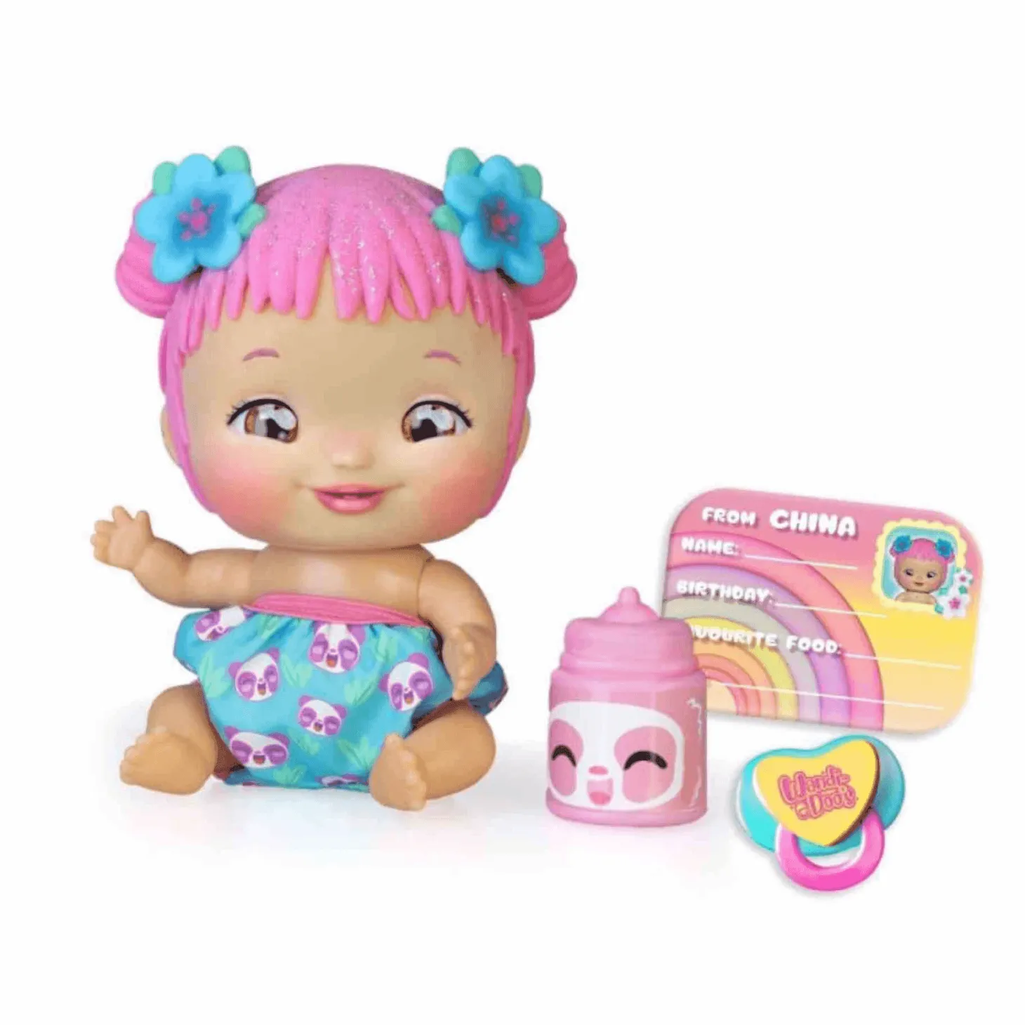 Wandi-Doo Asian - El bebé interactivo asiático Wandi-Doo