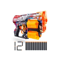 X-Shot Skins-Dread Doble Tambor y 12 Dardos