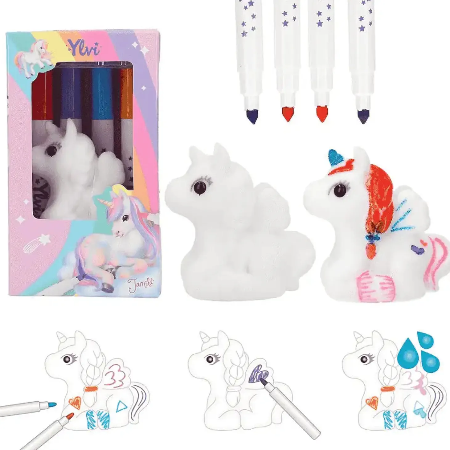 YLVI colorea tu unicornio