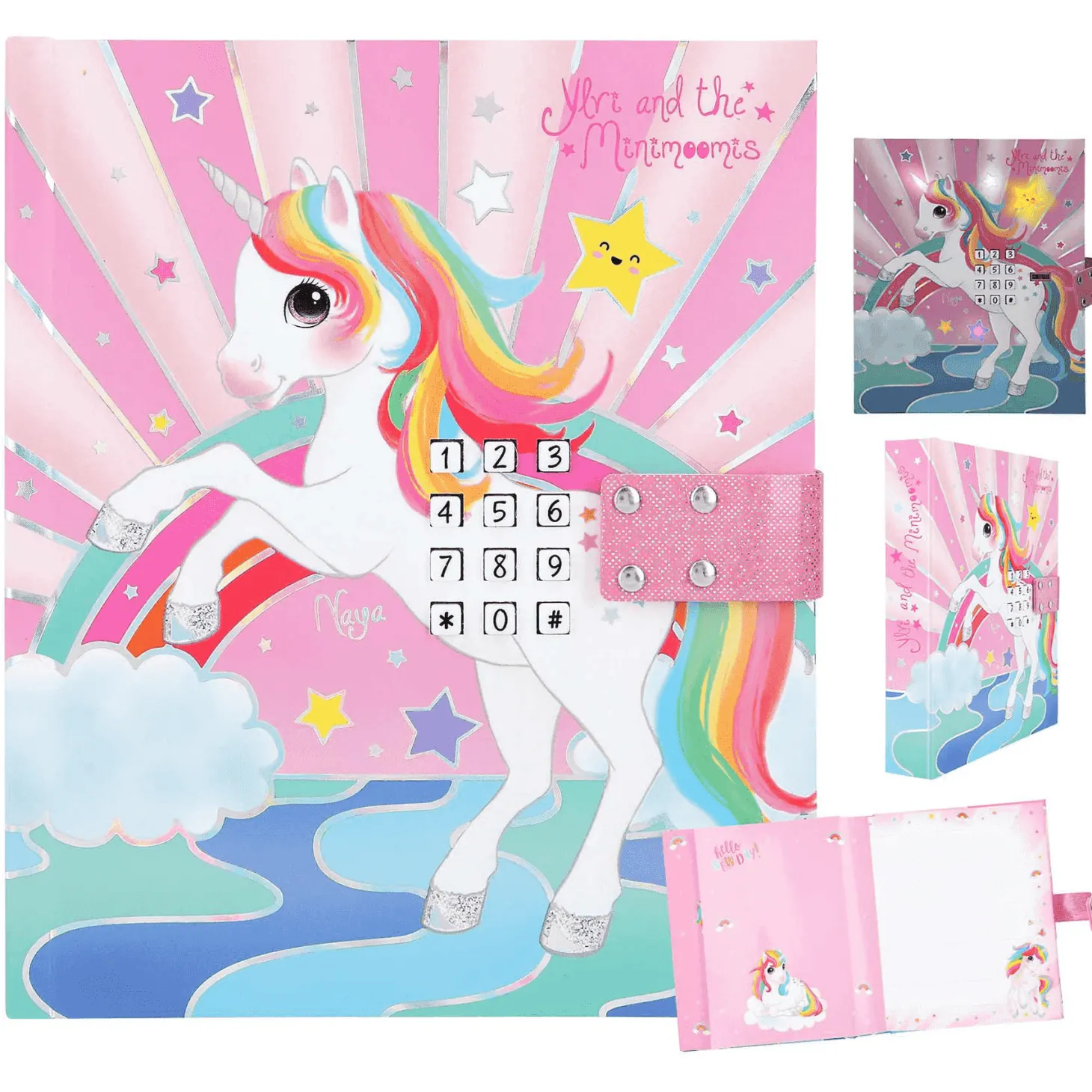 Ylvi Diario con Código Secreto Musica y luz LED