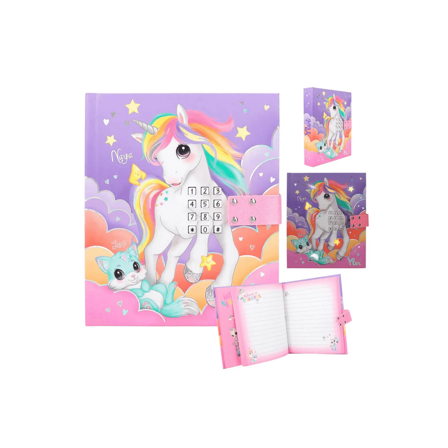 Ylvi Diario Con Codigo Secreto, Musica y Luz