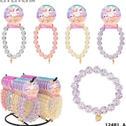 Ylvi Pulsera Con Bolas De Purpurina