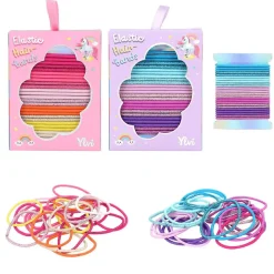 YLVI set de coleteros con purpurina