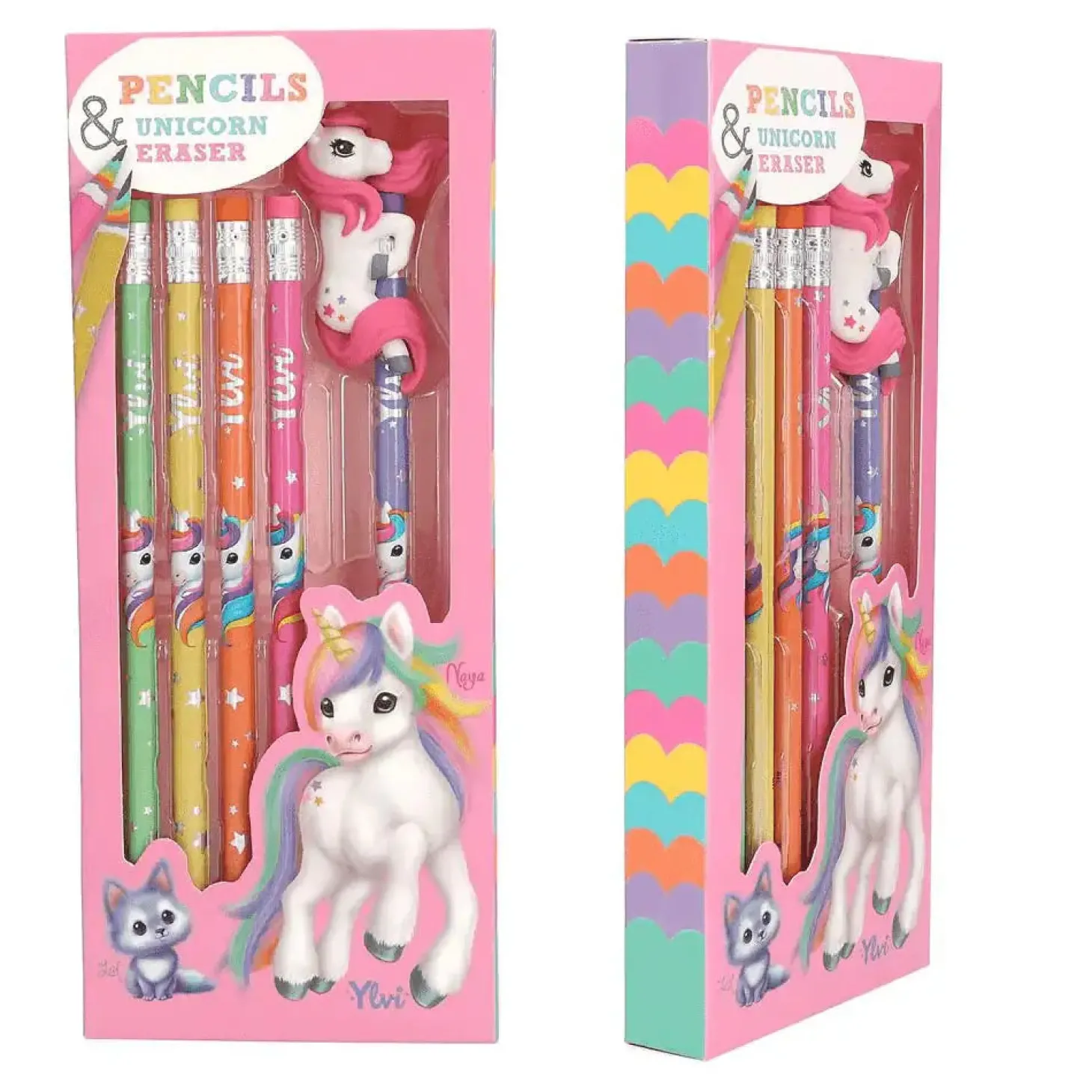 YLVI set de lápices arco iris